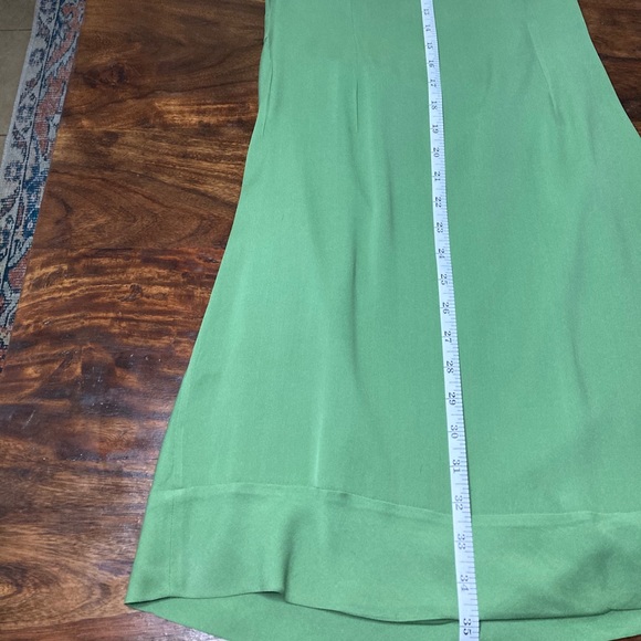 DVF Short Green Tie-Front Dress - Picture 7 of 8